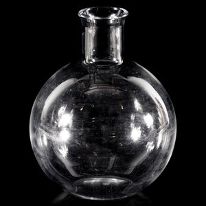 A Baccarat Glass Vase
France, 20th