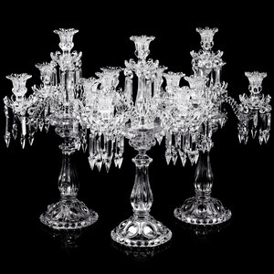 A Set of Three Baccarat Molded 2ab35b