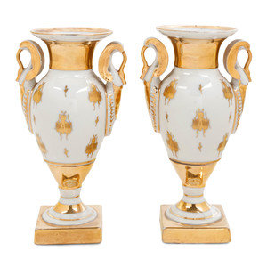 A Pair of Capodimonte Porcelain