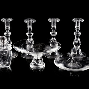 A Group of Steuben Glass Table 2ab37f