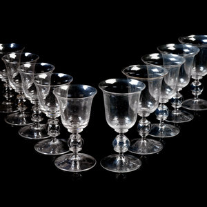 A Collection of Ball Stemmed Goblets comprising 2ab38a