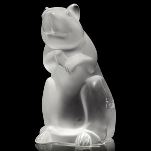 A Lalique Rat Sculpture Second 2ab3a1