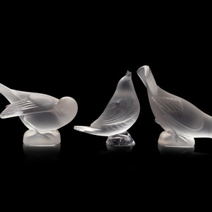 Three Lalique Bird Sculptures
Second