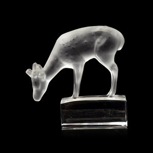 A Lalique Daim Fawn Paperweight
Second