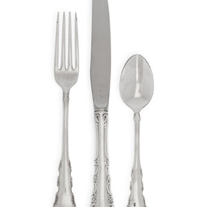 An American Silver Flatware Service Reed 2ab3ee