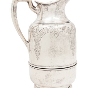 An American Silver Water Pitcher Mid 20th 2ab436