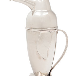 A Chromed Metal Penguin Cocktail 2ab44d