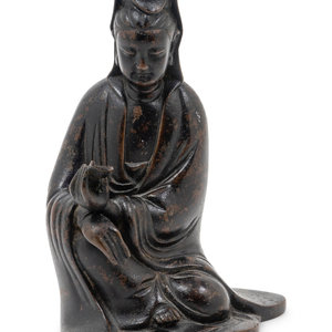 A Chinese Bronze Figure of Guanyin
the