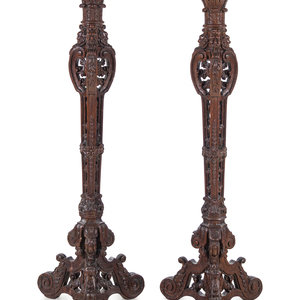 A Pair of Louis XIV Style Carved