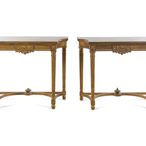 A Pair of Louis XVI Style Giltwood 2ab7e3