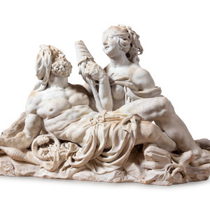 An Italian Carved Marble Figural 2ab825