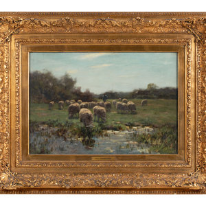 Willem Steelink II Dutch 1856 1928 Sheep 2ab897