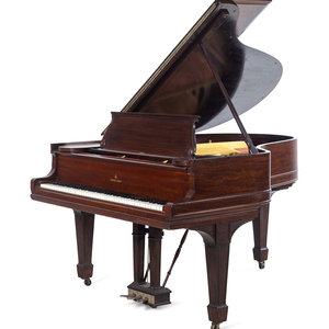 A Steinway & Sons Mahogany Grand