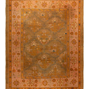 An Oushak Wool Rug Late 19th Century 12 2ab913