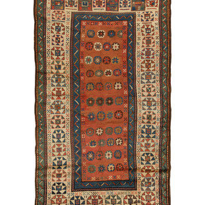 A Kazakh Wool Rug
Circa 1900
7