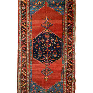 A Bidjar Wool Rug
Circa 1900
9 feet