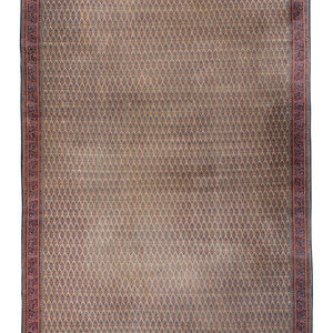 A Persian Boteh Design Wool Rug
Late