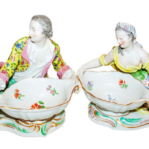 A Pair of Meissen Porcelain Sweetmeat 2a9298