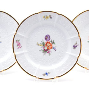 A Set of Eleven German Porcelain Plates
Diameter