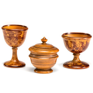 Three Pieces of Lehnware and Peaseware
including