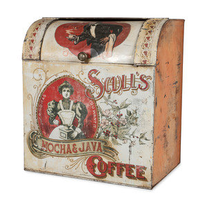 A Scull s Coffee Tin Advertising 2a9429