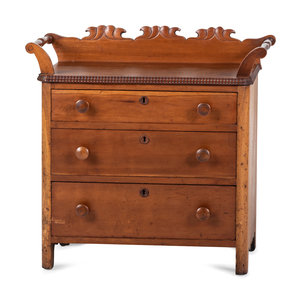 A Victorian Carved Cherrywood Diminutive 2a9446