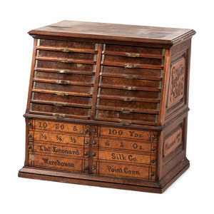 A Leonard Silk Co. Spool Cabinet
Late