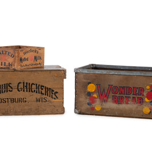 Three Advertising Crates 20th Century for 2a94ec