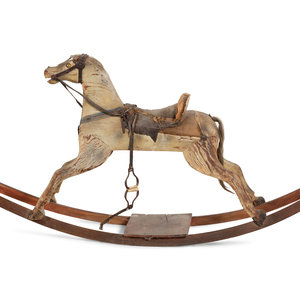 A Painted and Carved Wood Hobby Horse
Late