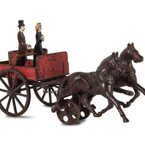 A Carpenter Cast Iron Horse Drawn