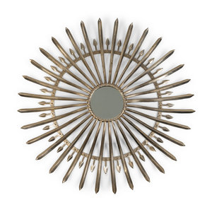 A Spanish Baroque Style Steel Sunburst