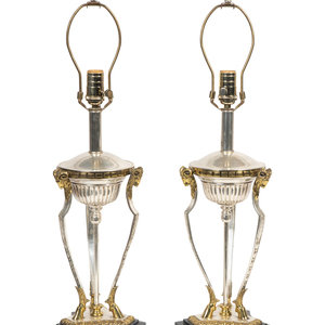 A Pair of Neoclassical Style Silvered