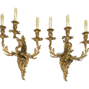 A Pair of Louis XV Style Gilt Bronze 2a95df