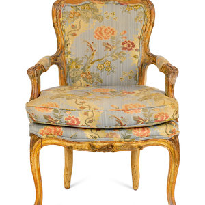 A Louis XV Style Carved and Painted 2a95e9