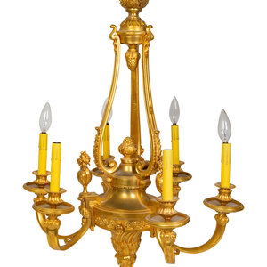 A Louis XVI Style Gilt Bronze Six 2a95f3