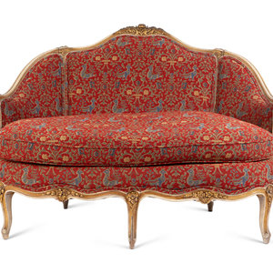 A Louis XV Style Carved Mahogany