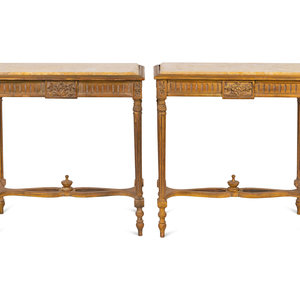 A Pair of Louis XVI Style Painted