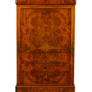 An Empire Style Burlwood Secretaire 2a9616