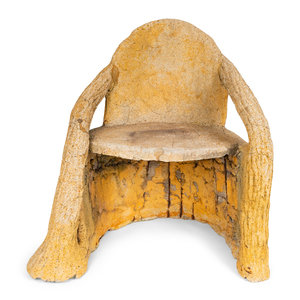 A Faux-Bois Concrete Garden Chair
20TH