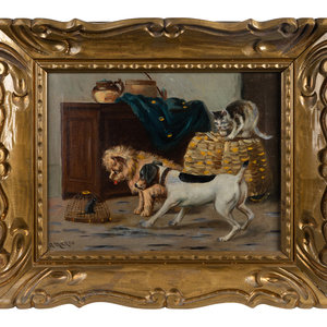 A Marco 19th Century Two Dogs 2a96be