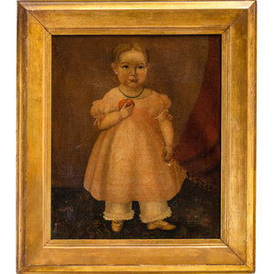 American School 19th Century Portrait 2a978b