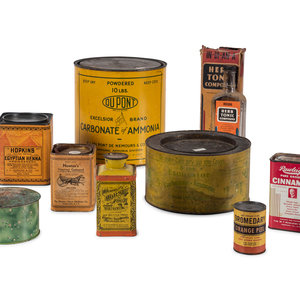 Nine Advertising Tins for Horse 2a9804