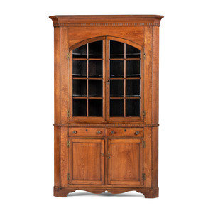 A Chippendale Incised Walnut Corner 2a98a7