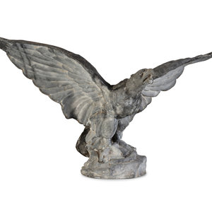 A Cast Zinc Eagle Architectural