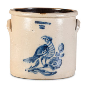 A Cobalt Decorated Stoneware 3 Gallon 2a9915