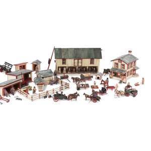 A German Farmhouse Toy Set
Early