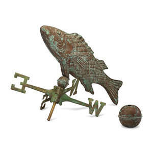 A Pressed and Molded Copper Fish Form 2a995d