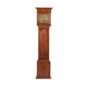 A Queen Anne Walnut Tall Case Clock Jacob 2a99bd