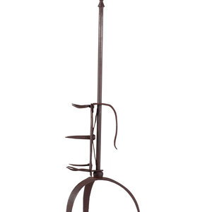 A Wrought Iron Bell Form Hanging 2a99ec