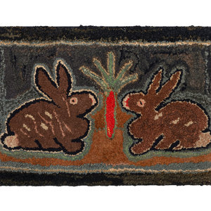 An American Rabbits and Carrot